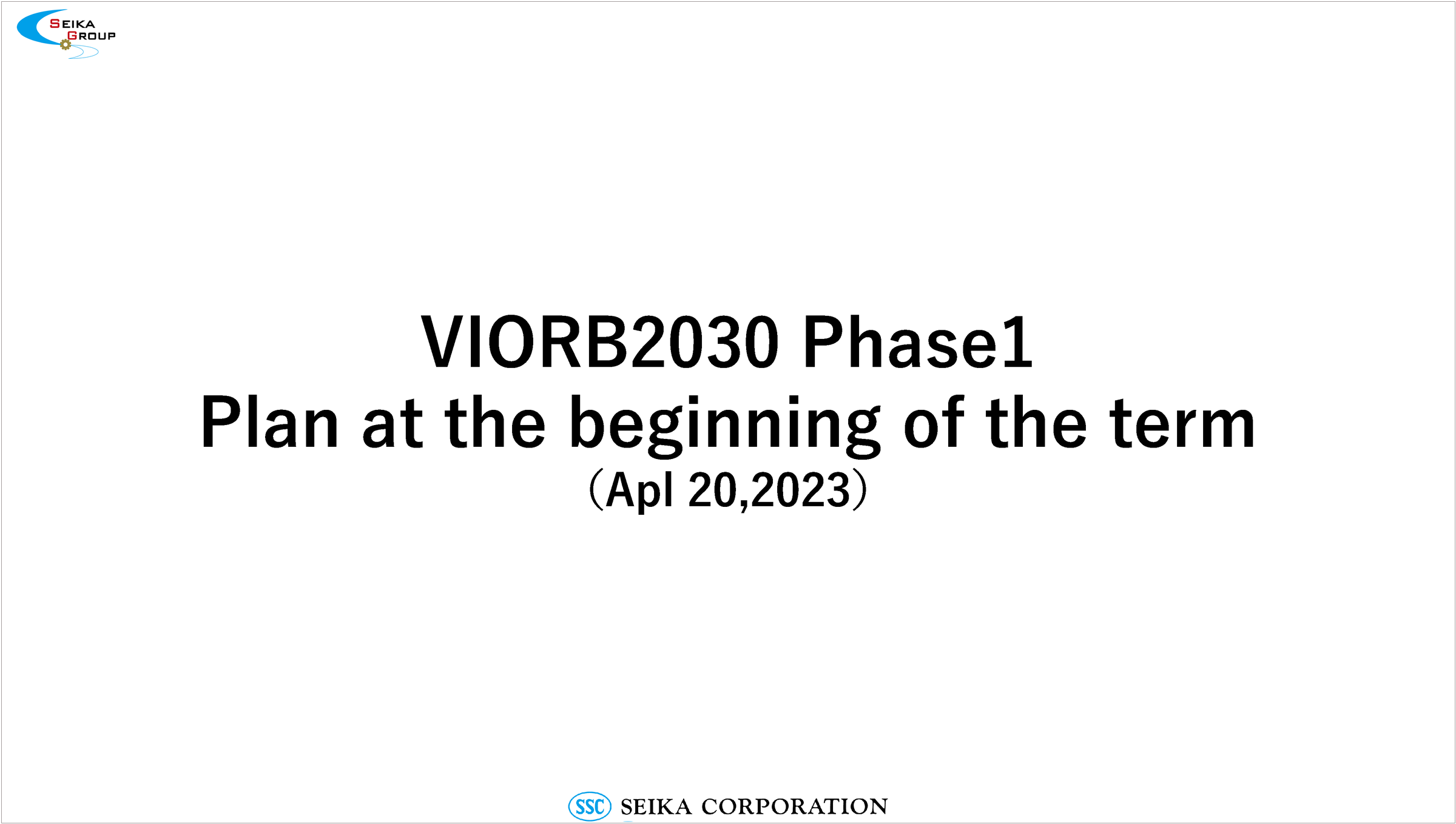 Numerical targets of VIORB2030 Phase1 the 2026 Medium-term Management Plan